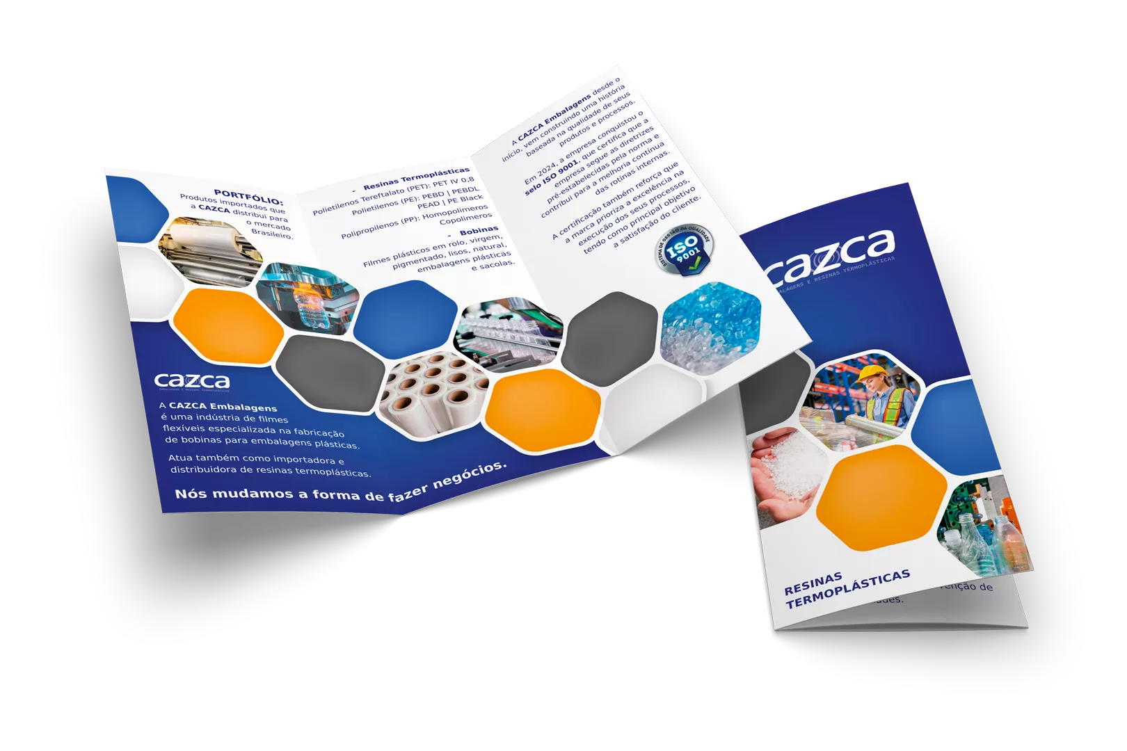 Trifold CAZCA Embalagens